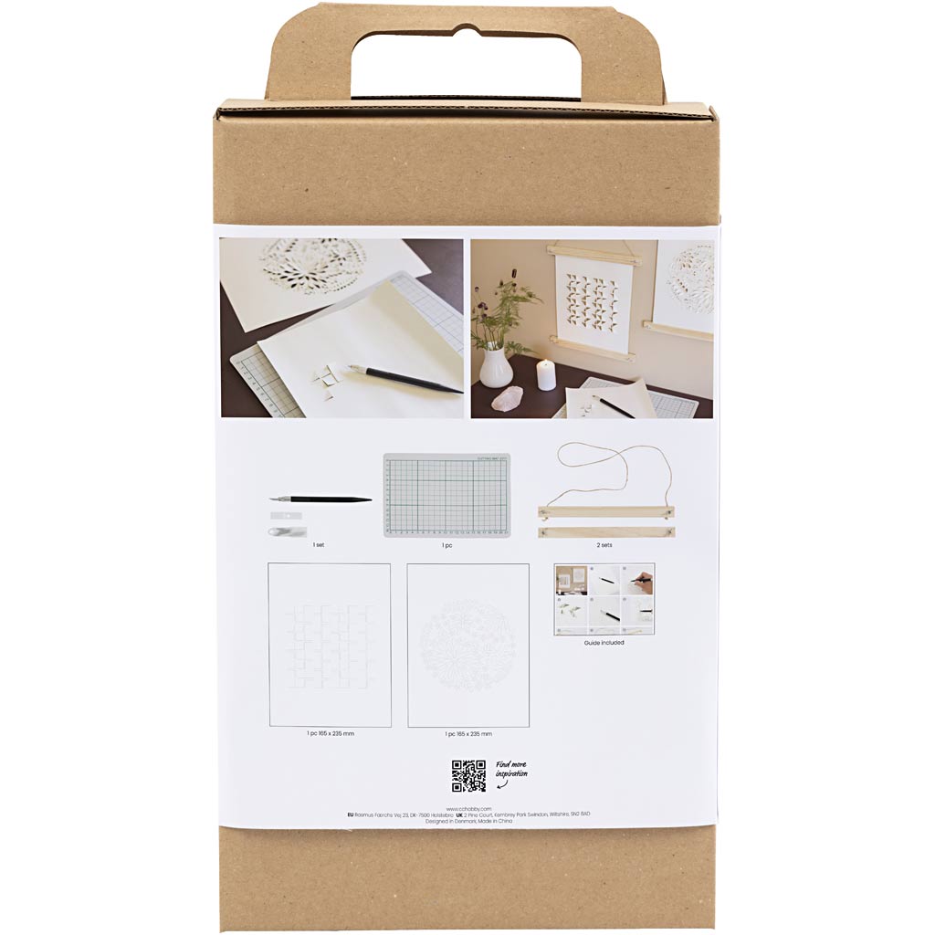 Creativ company http: www.cchobby.nl hobbyset-papierkunst-papieren-hangers-off-white-1-doos
