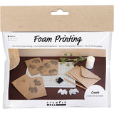 Creativ company http: www.cchobby.nl mini-hobbyset-foam-druk-kaart-met-duiven-beige-1-doos