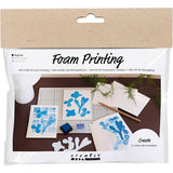 Creativ company http: www.cchobby.nl mini-hobbyset-foam-druk-kaart-met-dessin-wit-off-white-1-doos