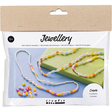 Creativ company http: www.cchobby.nl mini-hobbyset-sieraden-halskettingen-en-armband-diverse-kleuren-1-doos
