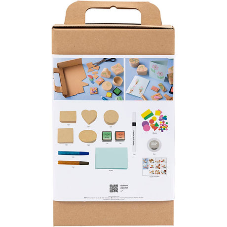 Creativ company hobbyset foam druk versierde dozen en kaarten