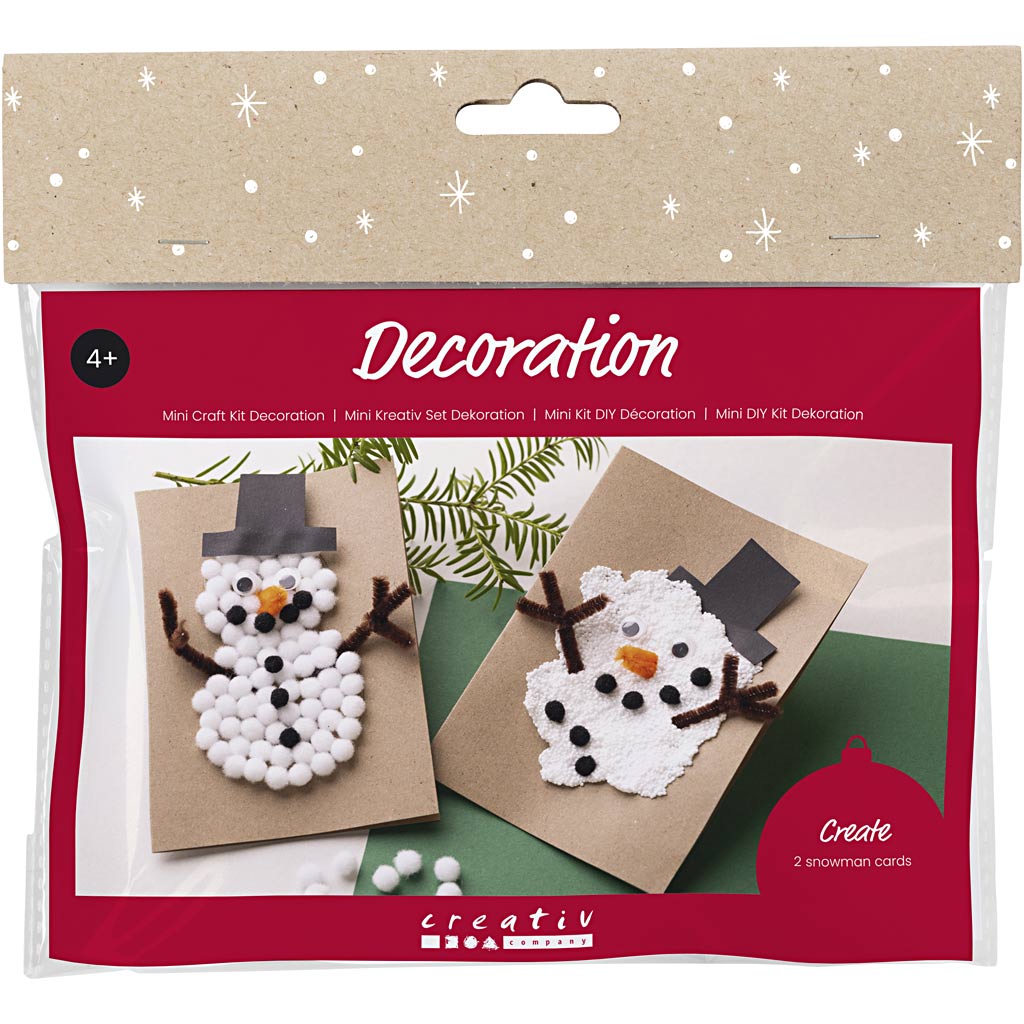 Http: www.cchobby.nl mini-hobbyset-decoratie-kerstkaarten-met-sneeuwpoppen-zwart-bruin-mid-oranje-wit-1-doos