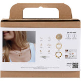 Creativ company http: www.cchobby.nl mini-hobbyset-sieraden-halsketting-met-hanger-met-metaaldraad-verguld-1-doos