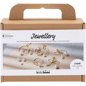 Creativ company cc mini hobbyset sieraden oorbellen van metaaldraad