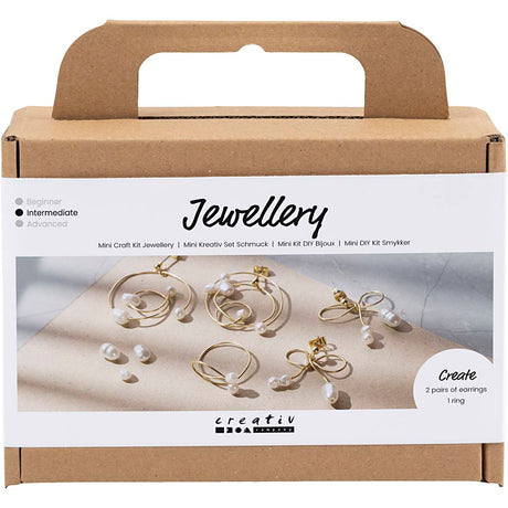 Creativ company https: www.cchobby.nl mini-hobbyset-sieraden-oorbellen-van-metaaldraad-verguld-1-doos