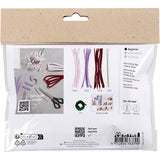 Creativ company http: www.cchobby.nl mini-hobbyset-bloemen-van-chenilledraad-lelie-lichtroze-lichtpaars-donkerrood-1-doos