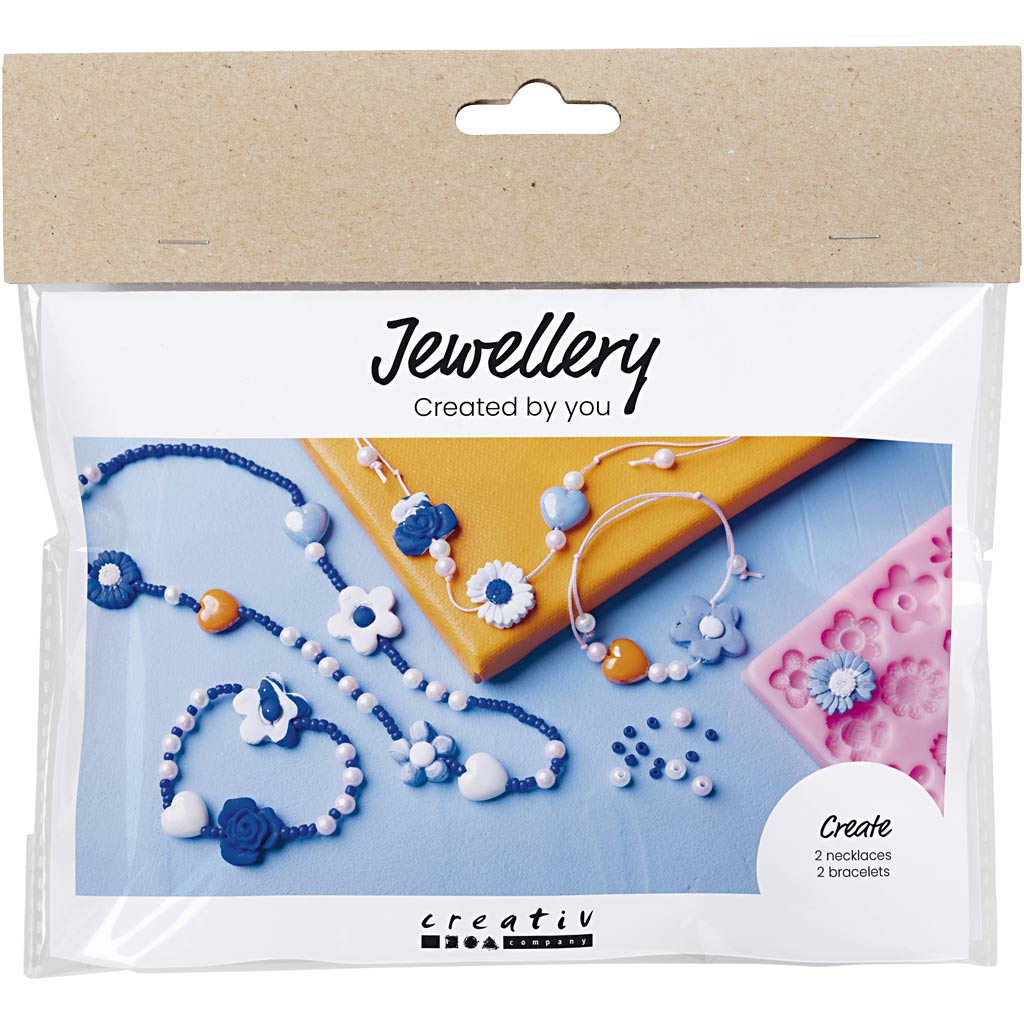 Creativ company http: www.cchobby.nl mini-hobbyset-sieraden-bloemen-diverse-kleuren-1-doos