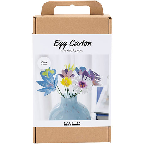 Creativ company http: www.cchobby.nl hobbyset-bloemen-van-eierdozen-pastelkleuren-1-doos