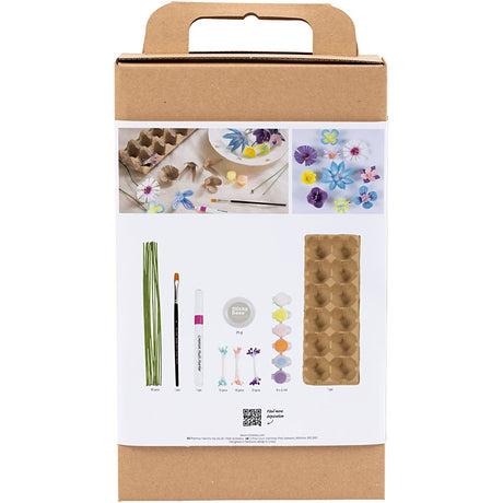 Creativ company http: www.cchobby.nl hobbyset-bloemen-van-eierdozen-pastelkleuren-1-doos