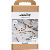 Creativ company http: www.cchobby.nl hobbyset-sieraden-beige-burnt-orange-wit-parelmoer-1-doos