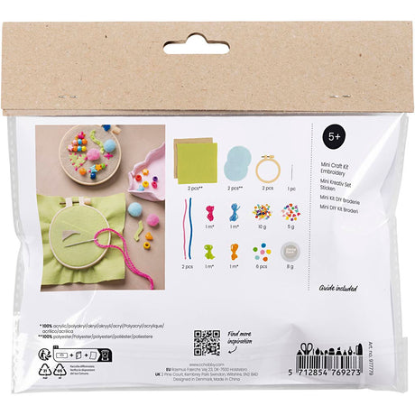 Creativ company http: www.cchobby.nl mini-hobbyset-borduurwerk-fantasie-1-doos