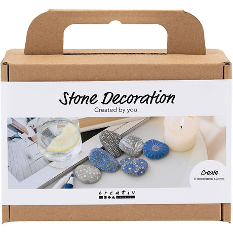 Creativ company http: www.cchobby.nl mini-hobbyset-steendecoratie-blauw-1-doos