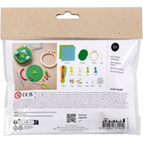 Creativ company http: www.cchobby.nl mini-hobbyset-borduren-gezichtjes-blauw-groen-1-doos