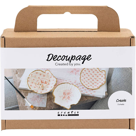 Creativ company http: www.cchobby.nl mini-hobbyset-decoupage-mosselschelpen-lichtroze-1-doos