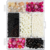 Http: www.cchobby.nl creatieve-box-sieraden-agaten-afm-2-6-10-mm-gatgrootte-0-8-1-8-mm-ca-2740-stuk-beige-zwart-roze-wit-parelmoer-1-doos