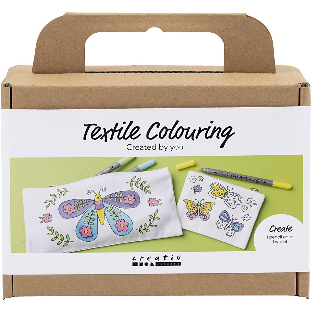 Creativ company http: www.cchobby.nl mini-hobbyset-textieldecoratie-vlinders-pastelkleuren-1-doos