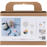 Creativ company mini hobbyset robot boetseren grijs en roze