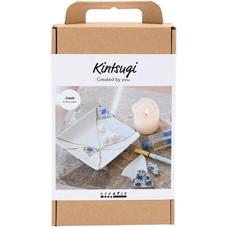 Creativ company http: www.cchobby.nl hobbyset-kintsugi-schaal-blauw-goud-wit-1-doos