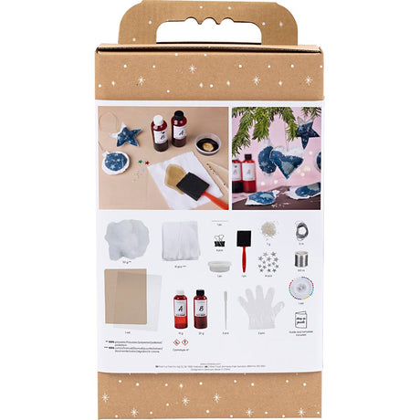Creativ company http: www.cchobby.nl hobbyset-cyanotypie-kerstdecoraties-blauw-zilver-1-doos