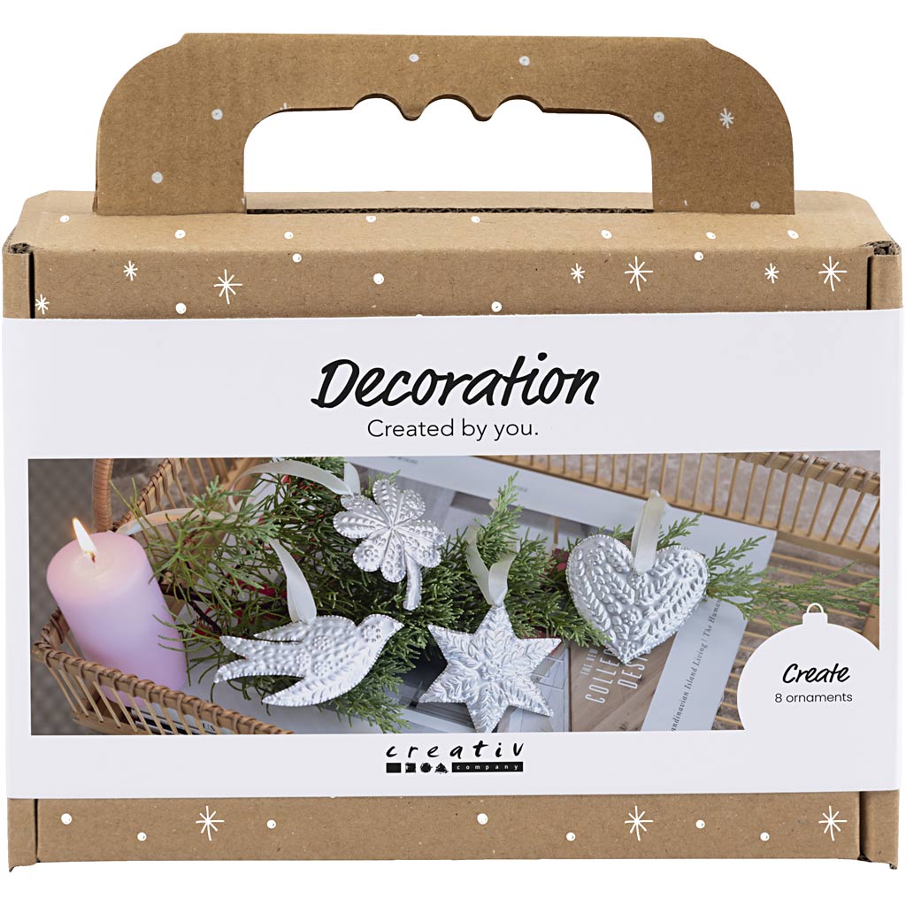 Creativ company http: www.cchobby.nl mini-hobbyset-decoratie-kerstdecoratie-silver-metal-1-doos