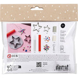 Creativ company http: www.cchobby.nl mini-hobbyset-boetseren-sterren-zilver-wit-1-doos