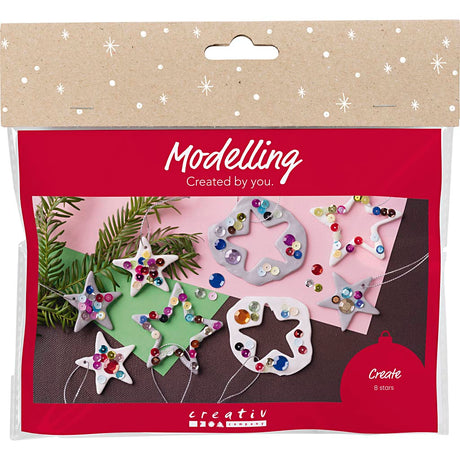 Creativ company https: www.cchobby.nl mini-hobbyset-boetseren-sterren-zilver-wit-1-doos