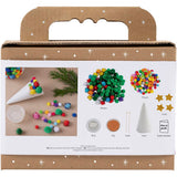 Creativ company http: www.cchobby.nl mini-hobbyset-decoratie-kerstboom-diverse-kleuren-1-doos