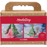 Creativ company http: www.cchobby.nl mini-hobbyset-boetseren-kerstboommonster-diverse-kleuren-1-doos