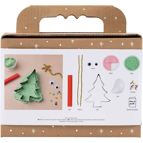 Creativ company https: www.cchobby.nl mini-hobbyset-boetseren-kerstboommonster-diverse-kleuren-1-doos