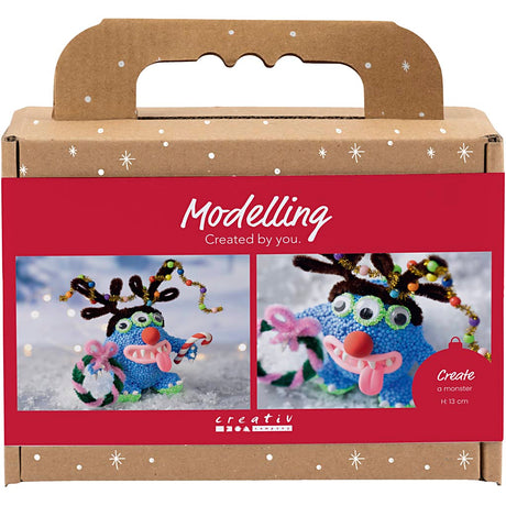 Creativ company http: www.cchobby.nl mini-hobbyset-boetseren-rendiermonster-diverse-kleuren-1-doos