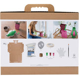 Creativ company http: www.cchobby.nl maxi-hobbyset-boetseren-vazen-van-papier-mache-diverse-kleuren-1-doos