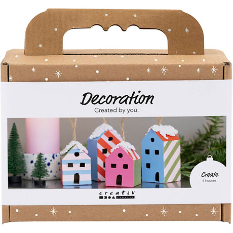 Creativ company http: www.cchobby.nl mini-hobbyset-decoratie-huizen-kleurrijk-1-doos