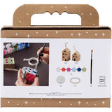 Creativ company http: www.cchobby.nl mini-hobbyset-decoratie-huizen-kleurrijk-1-doos