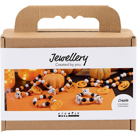 Https: www.cchobby.nl mini-hobbyset-sieraden-halsketting-en-armband-halloween-kleuren-1-doos