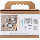 Creativ company http: www.cchobby.nl mini-hobbyset-boetseren-kandelaar-met-schelpen-off-white-1-doos