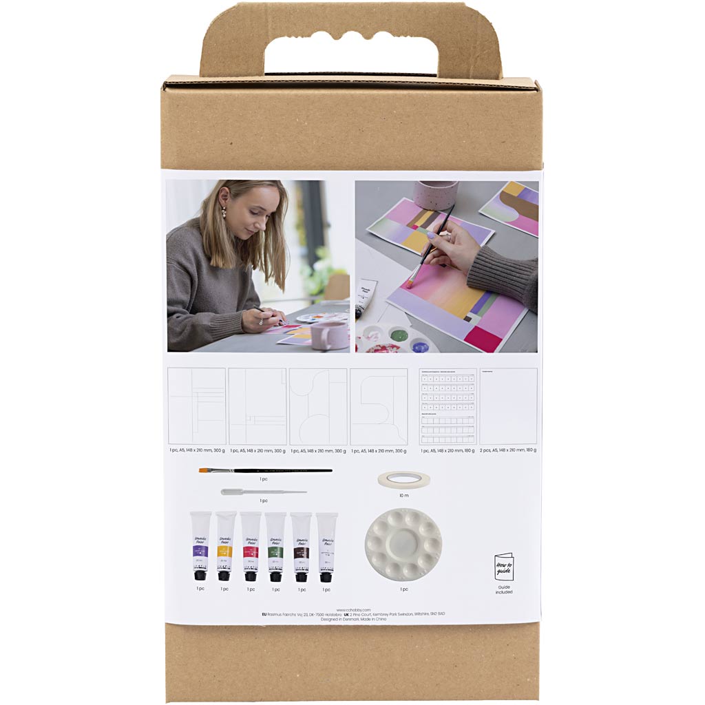 Creativ company http: www.cchobby.nl hobbyset-gouache-schilderijen-diverse-kleuren-1-doos