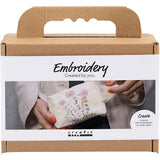 Creativ company mini hobbyset borduurwerk make-up tas