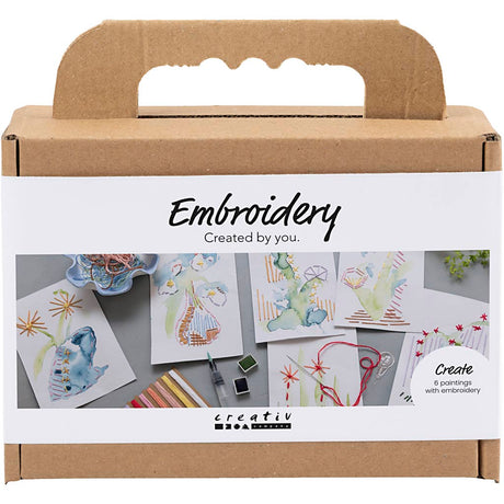 Creativ company http: www.cchobby.nl mini-hobbyset-borduurwerk-schilderijen-met-borduurwerk-diverse-kleuren-1-doos