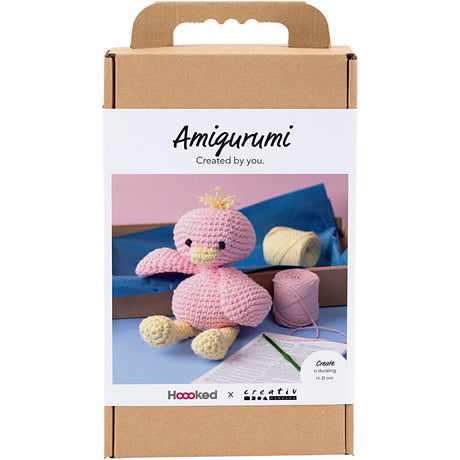 Creativ company https: www.cchobby.nl hobbyset-amigurumi-eendje-lichtroze-lichtgeel-1-doos