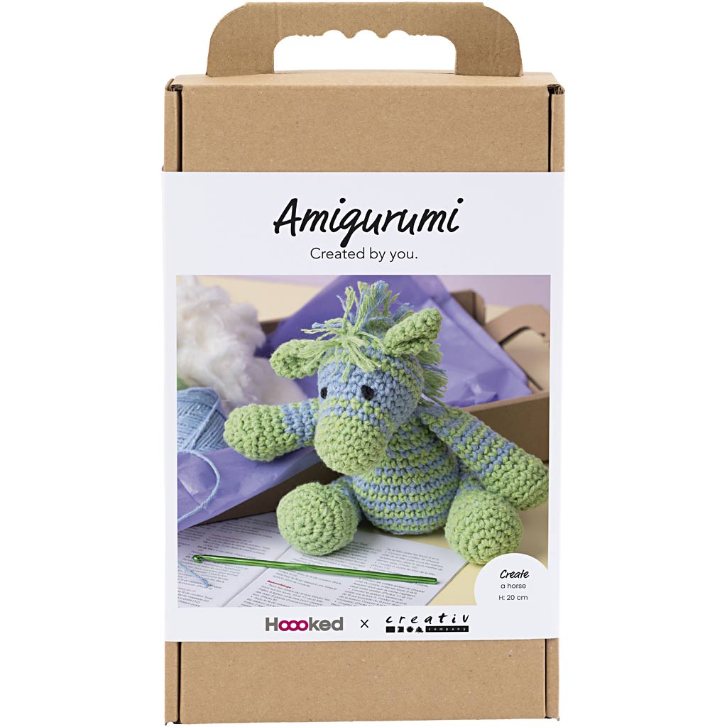 Creativ company http: www.cchobby.nl hobbyset-amigurumi-zebra-lichtblauw-lichtgroen-1-doos
