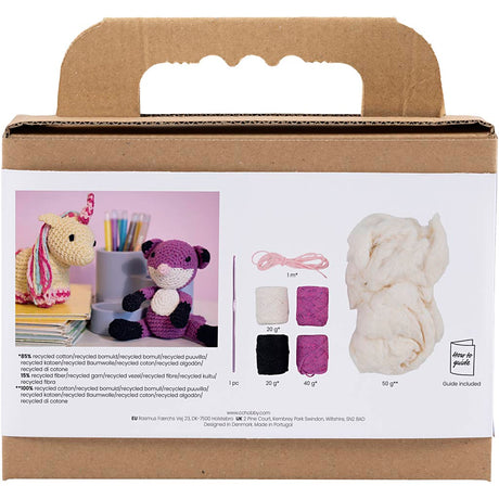 Creativ company http: www.cchobby.nl hobbyset-amigurumi-vos-zwart-plum-1-doos