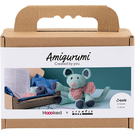 Creativ company http: www.cchobby.nl hobbyset-amigurumi-muis-mint-1-doos