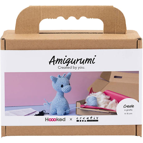 Creativ company http: www.cchobby.nl hobbyset-amigurumi-giraf-lichtblauw-1-doos