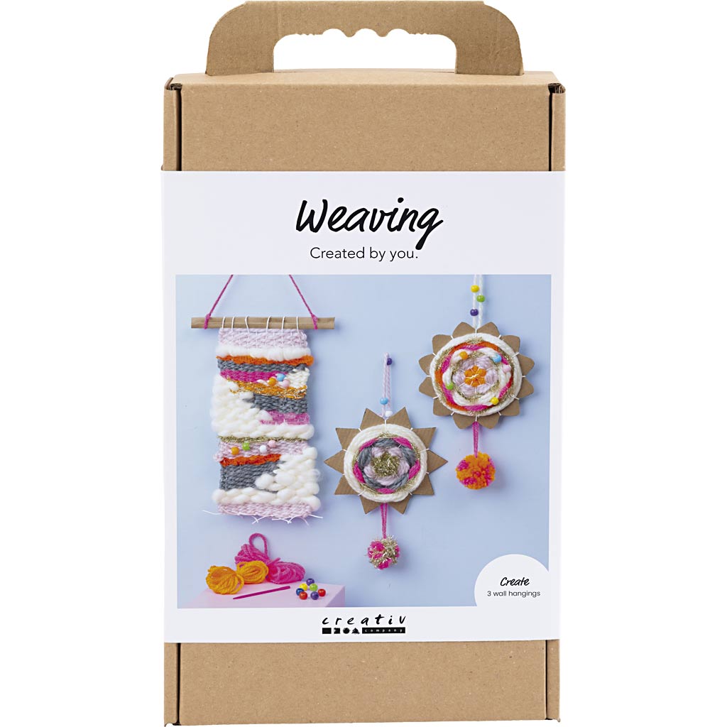 Creativ company http: www.cchobby.nl hobbyset-weven-wandbevestigingen-diverse-kleuren-1-doos