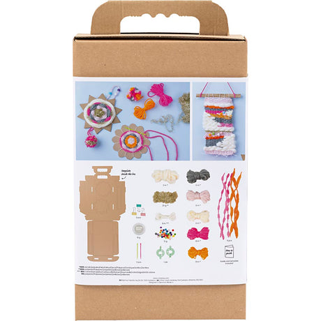 Creativ company http: www.cchobby.nl hobbyset-weven-wandbevestigingen-diverse-kleuren-1-doos