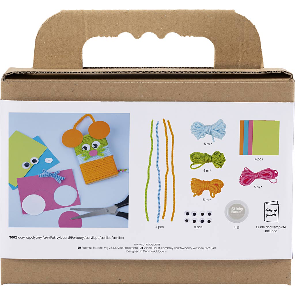 Creativ company http: www.cchobby.nl mini-hobbyset-decoratie-muizen-en-uilen-diverse-kleuren-1-doos