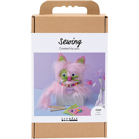 Creativ company https: www.cchobby.nl hobbyset-naaien-kat-diverse-kleuren-1-doos