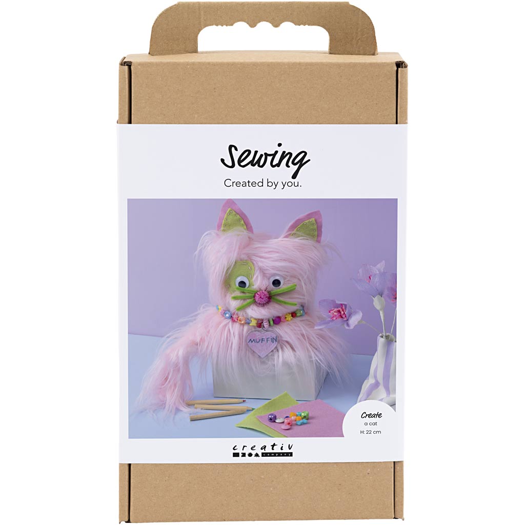 Creativ company cc hobbyset naaien kat diverse kleuren