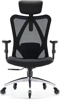 Sihoo m18 pro ergonomische bureaustoel - verstelbare lendensteun - ademende mesh - zwart