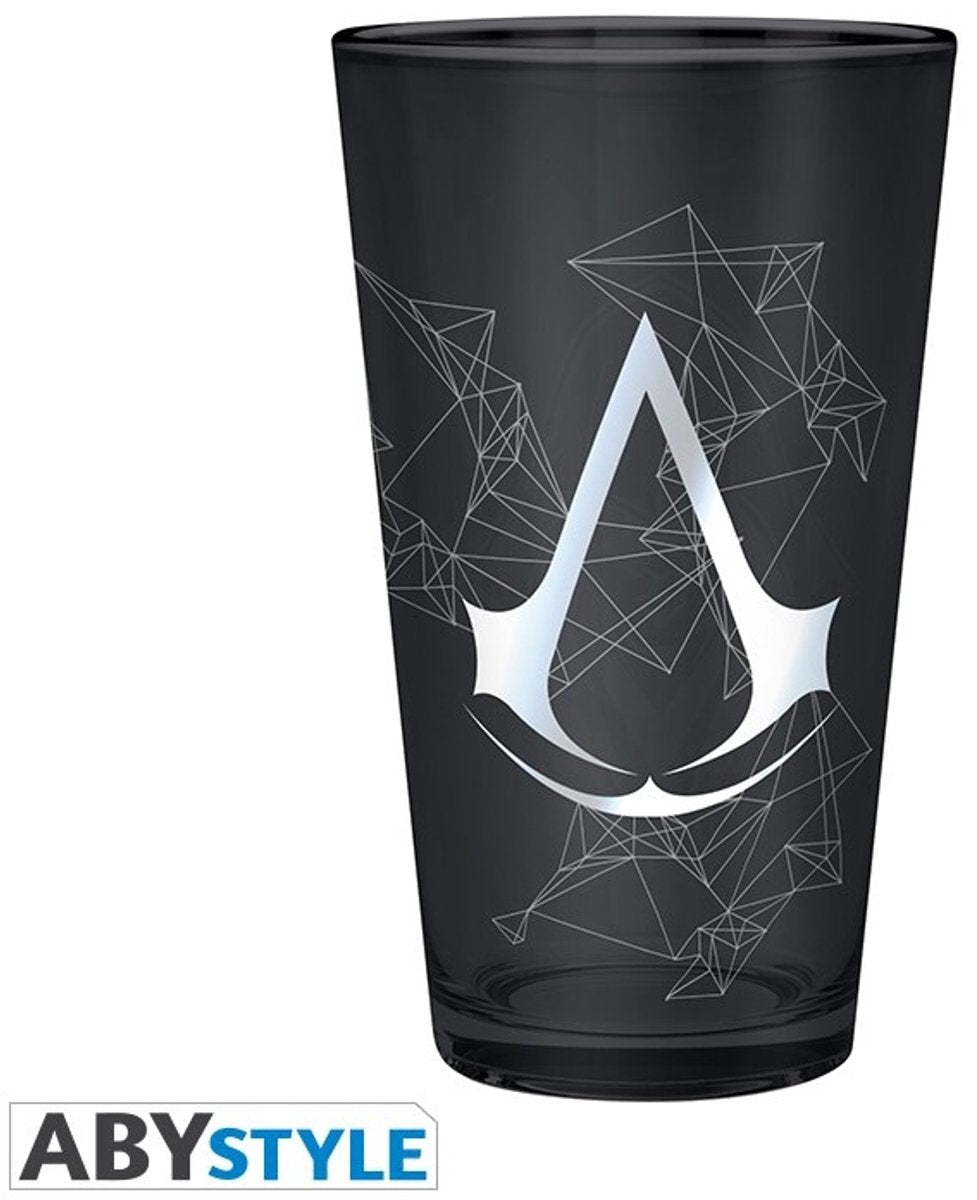 Abystyle assassins creed - glas xxl 400ml - assassin